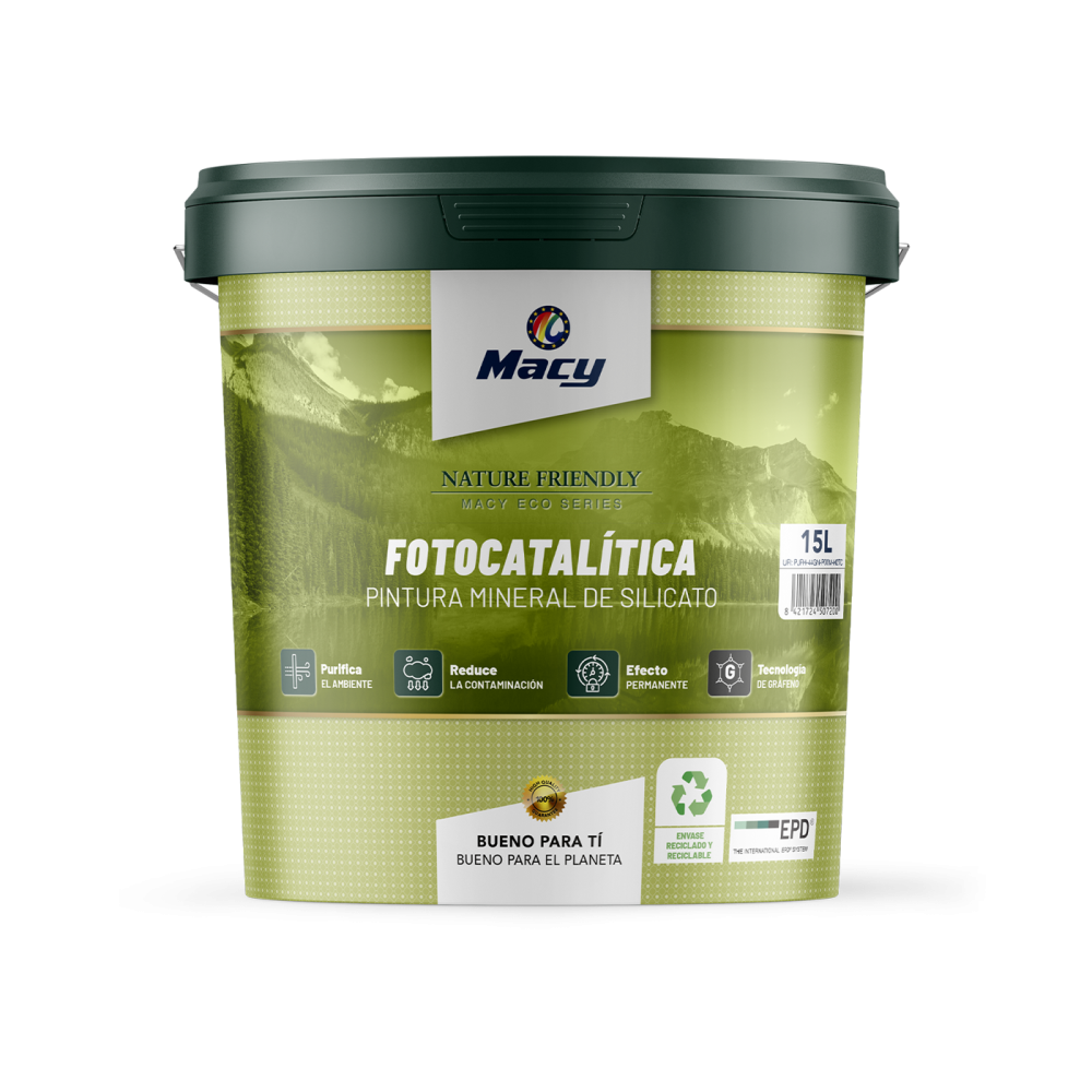 Fotocatalítica Pintura Mineral de Silicato