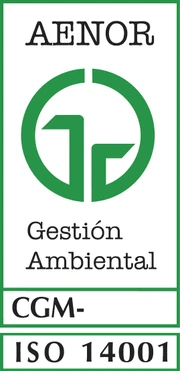 Certificado AENOR de gestión ambiental ISO 14001
