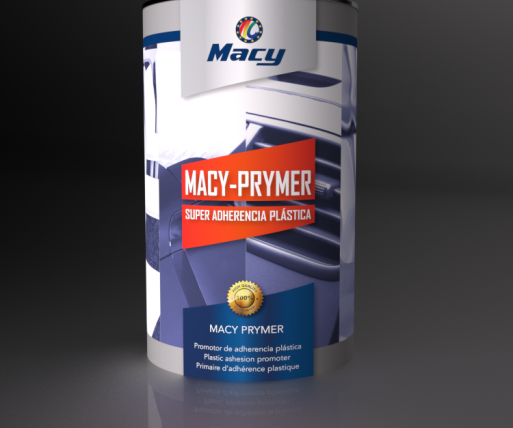 Lanzamos Macy-Prymer, un nuevo producto para pintar plásticos de todo tipo