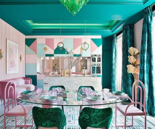 Decora tu comedor a todo color